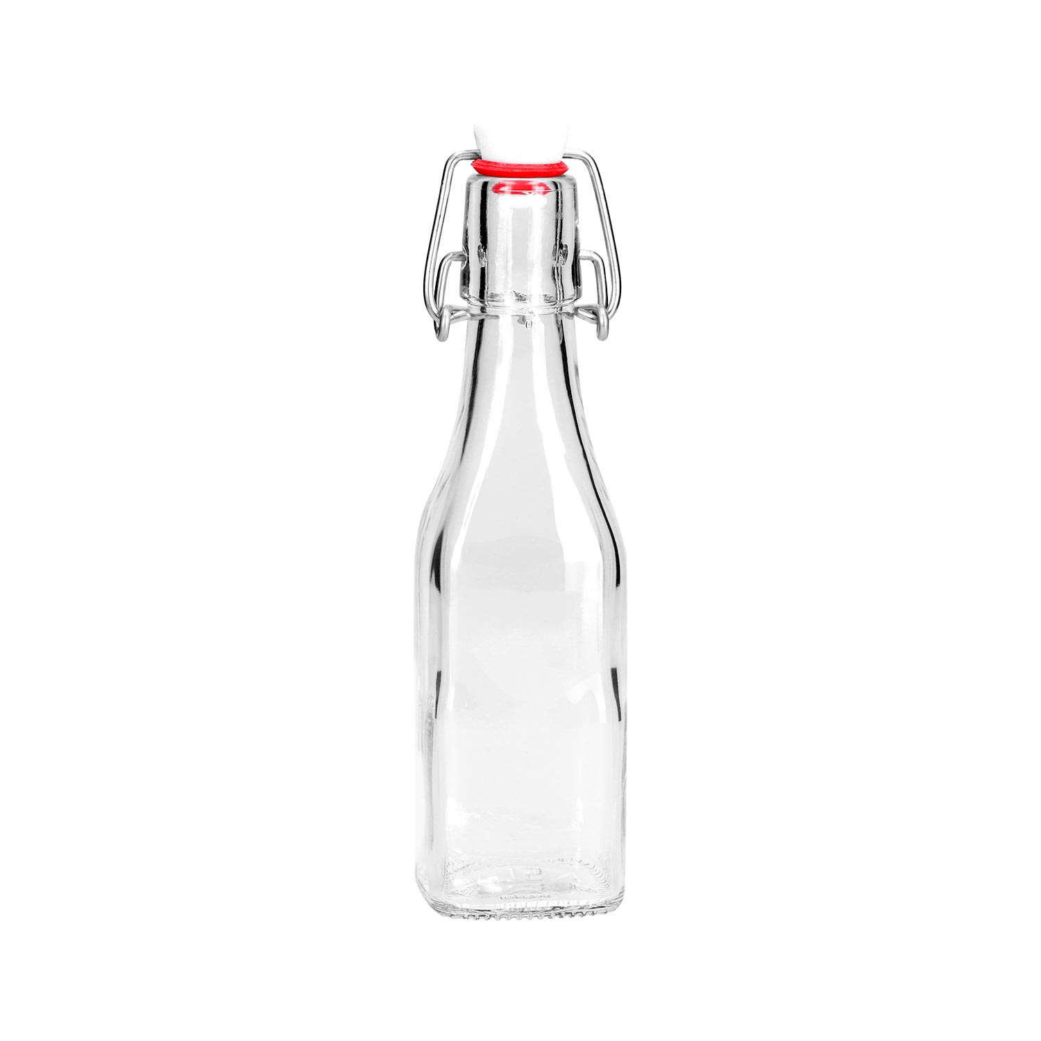 Bügelverschlussflasche aus Glas, 250 ml, mit individueller Gravur