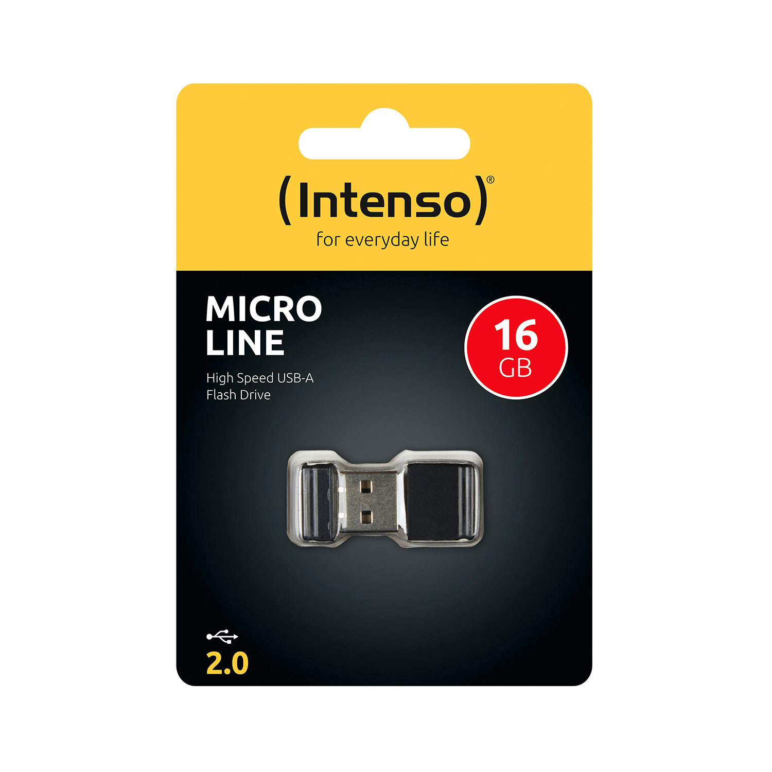 Intenso USB-Stick Micro Line 2.0 schwarz 16 GB  