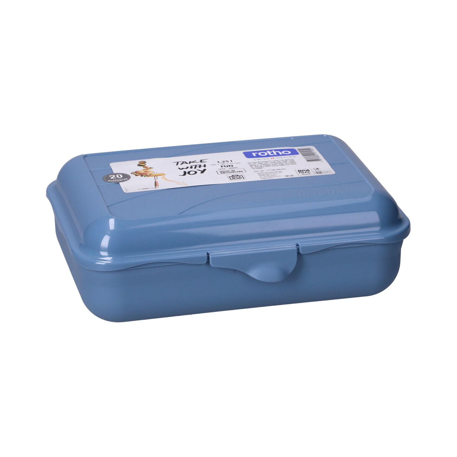 Rotho Funbox 1,25 L blau 
