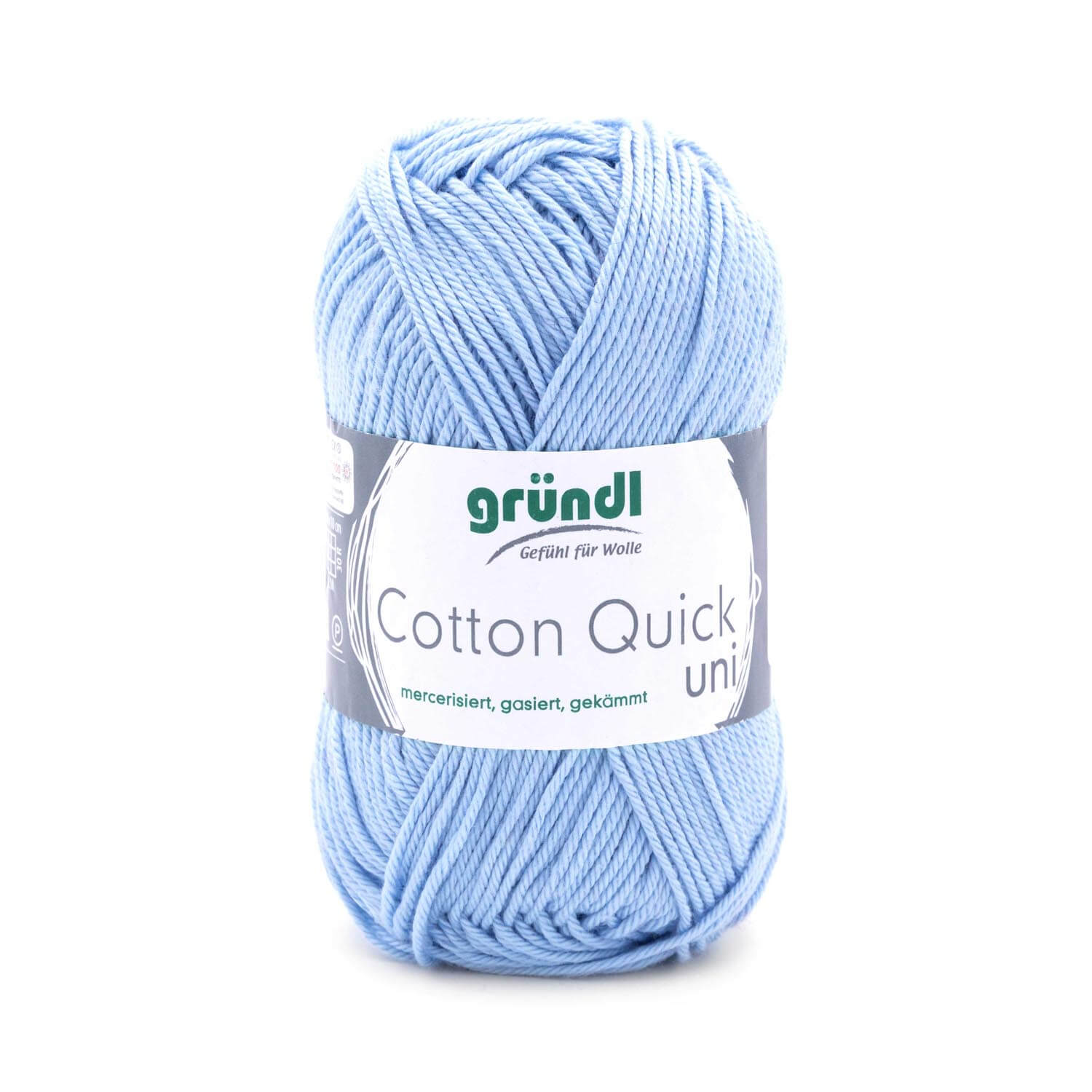Garn "Cotton Quick uni" 50 g himmelblau