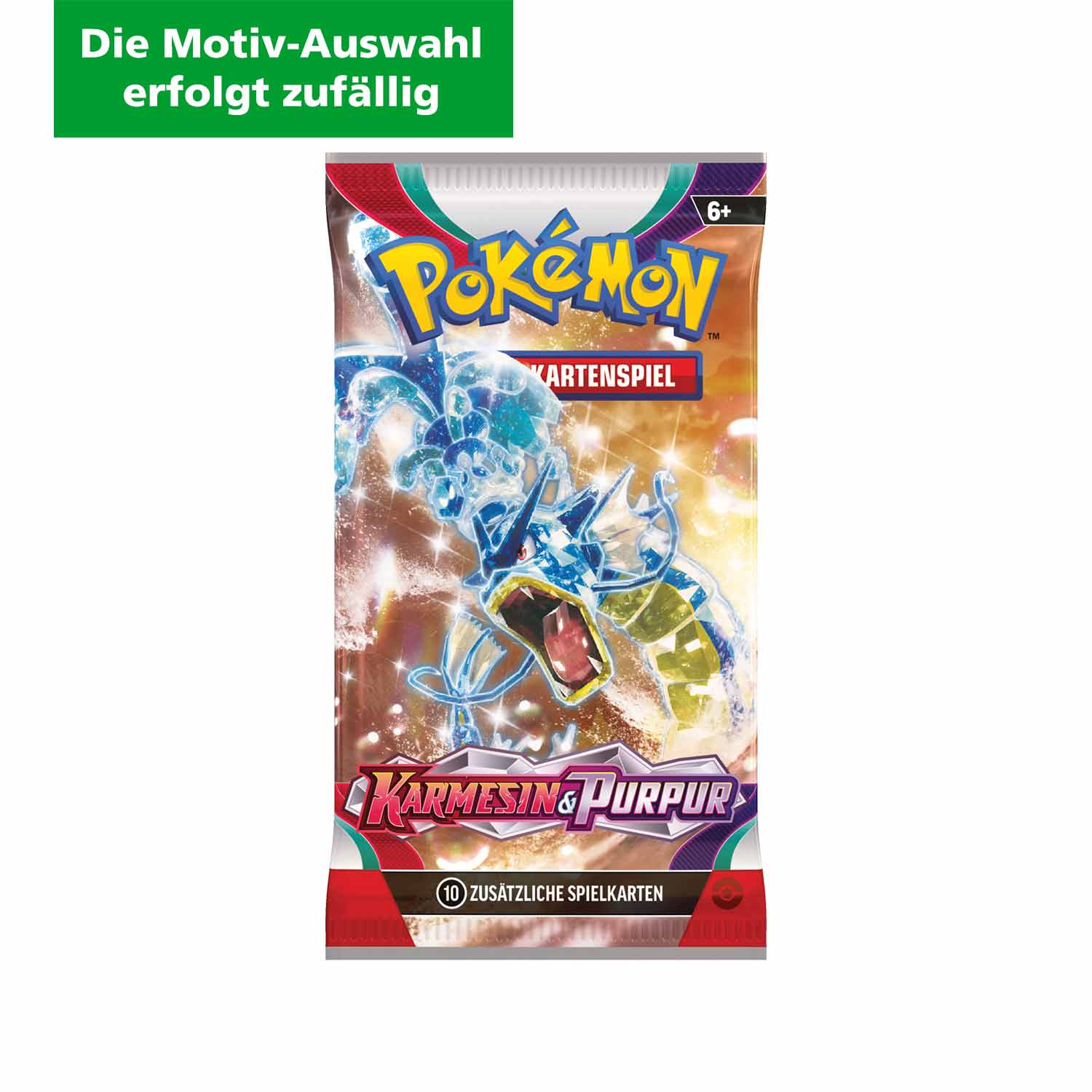 Pokémon Boosterpack Sammelkarten Karmesin & Purpur DE (Die Motiv-Auswahl erfolgt zufällig)