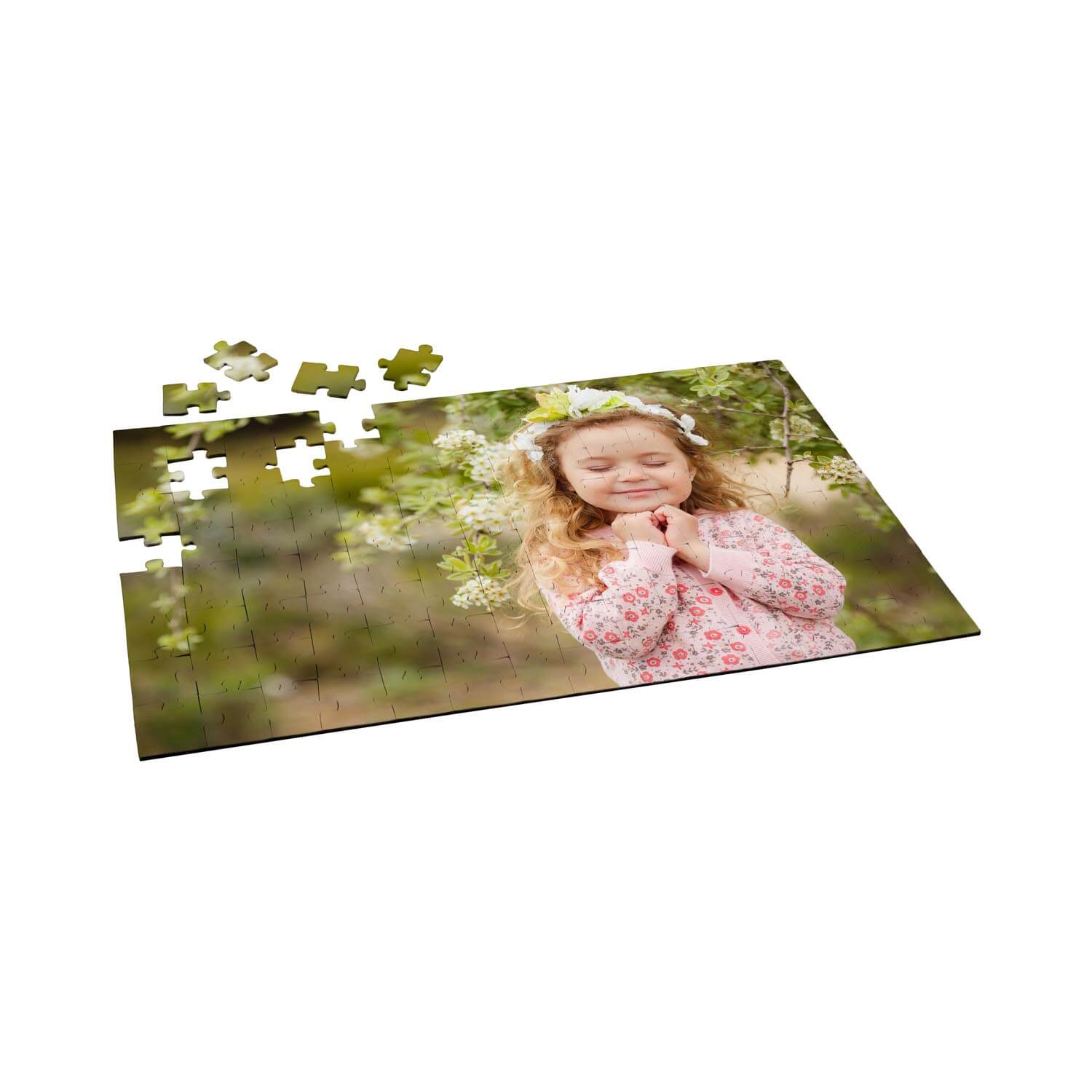 Fotopuzzle individuell bedruckbar mit matt/glänzender Oberfläche, hochkant/quer