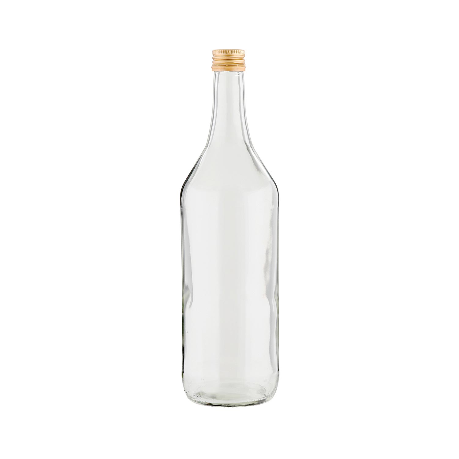 Glasflasche mit Schraubdeckel, 1 Liter