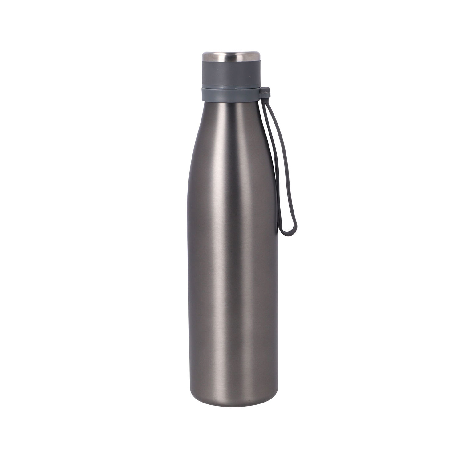 Edelstahl Thermosflasche 700 ml Grau mit individueller Gravur