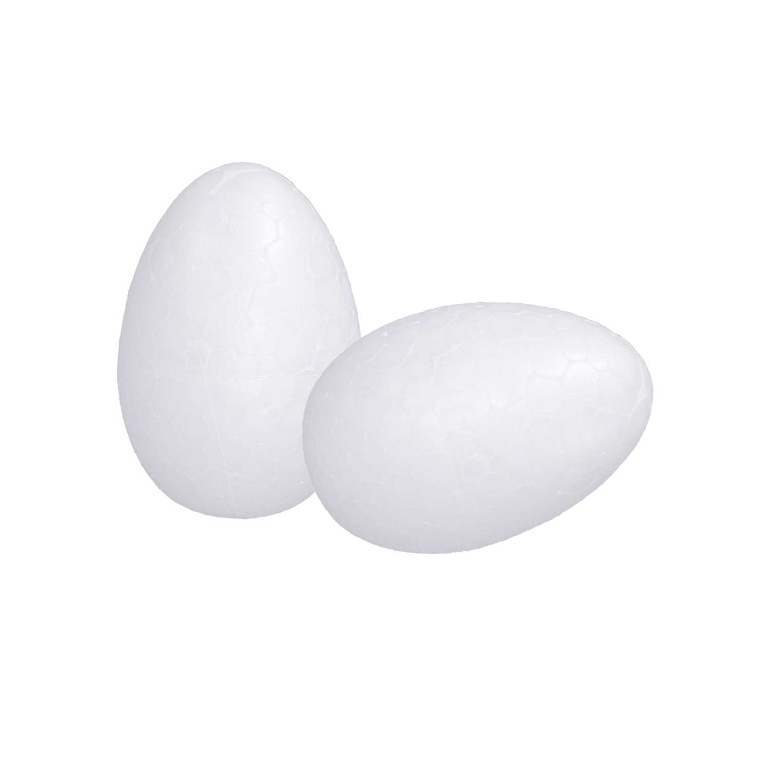 Bastel-Ei aus Styropor 2 Stück 8 cm