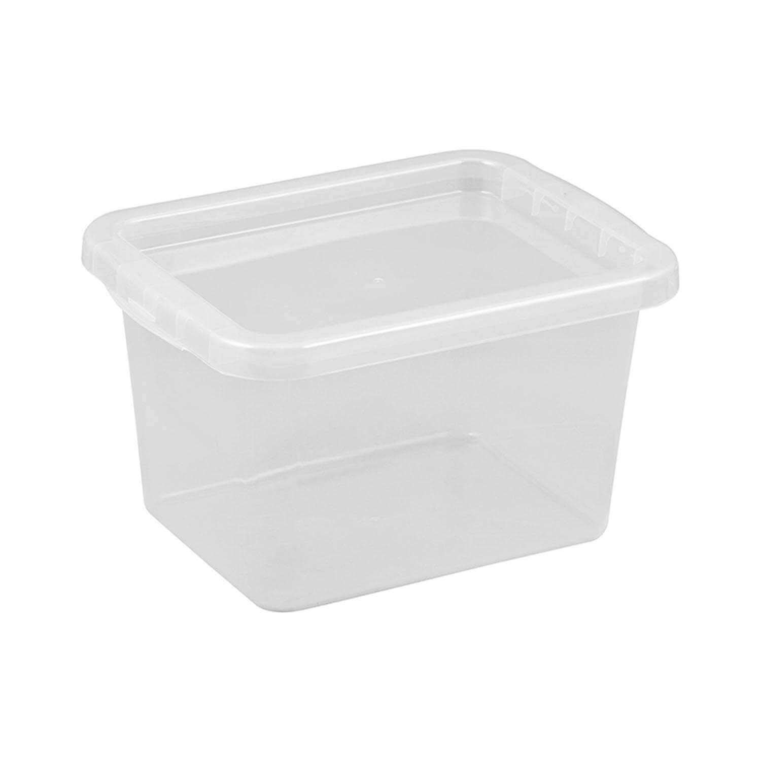 Schrankbox 9 L transparent, Schrank-Organizer, Aufbewahrungsbox, Kunststoffbox