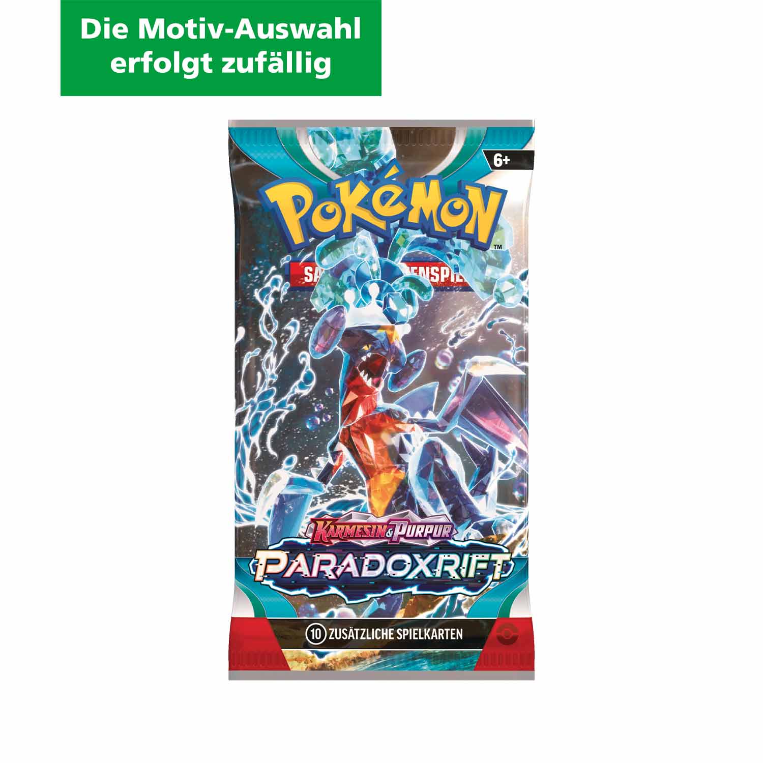 Pokémon Boosterpack Sammelkarten Paradoxrift (Die Motiv-Auswahl erfolgt zufällig) 