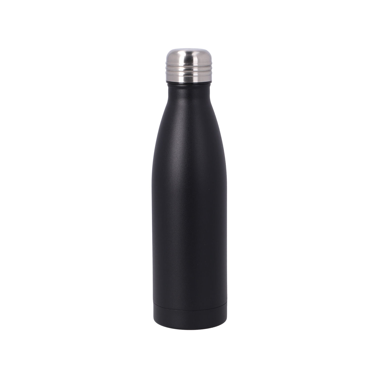 Edelstahl Thermosflasche 500 ml Schwarz mit individueller Gravur