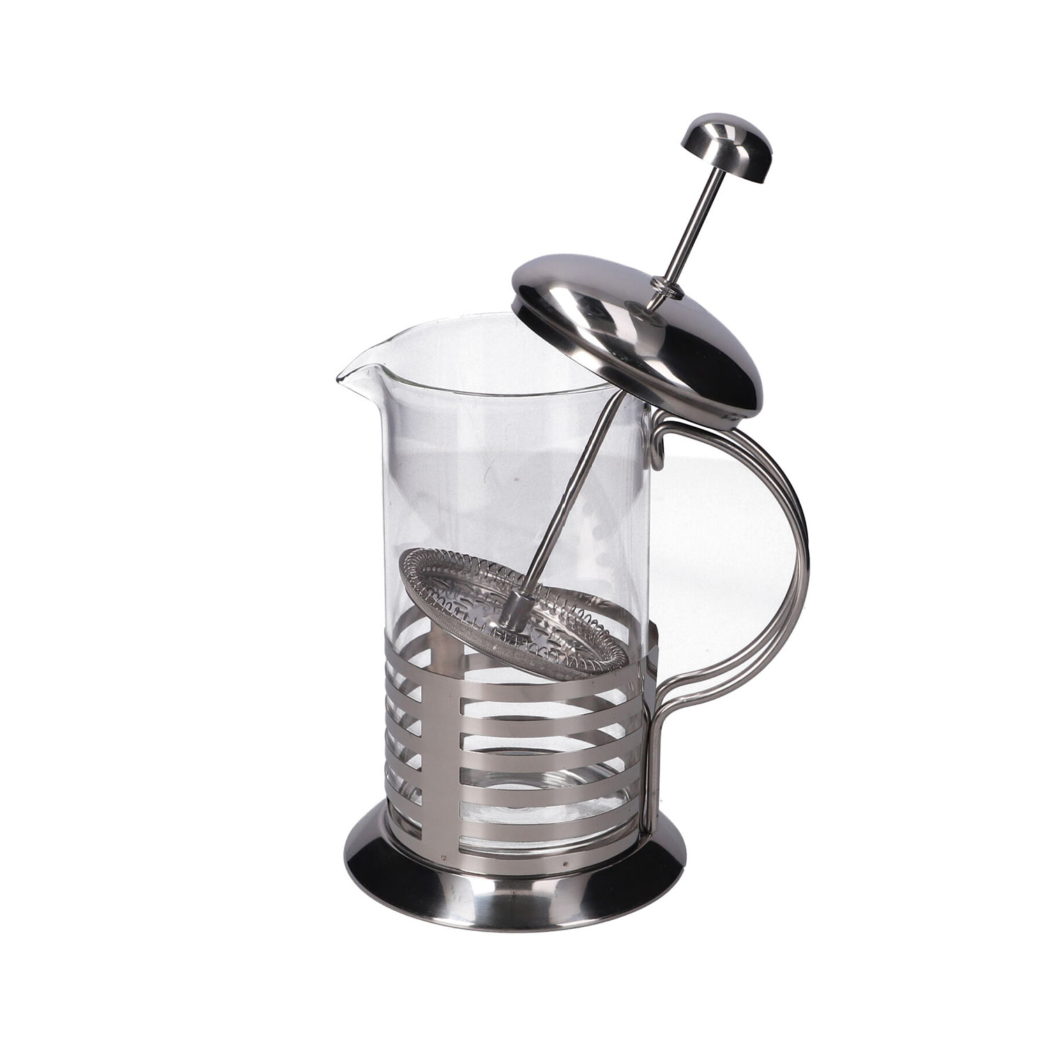 Kaffee- und Teebereiter aus Glas/Edelstahl 600 ml 