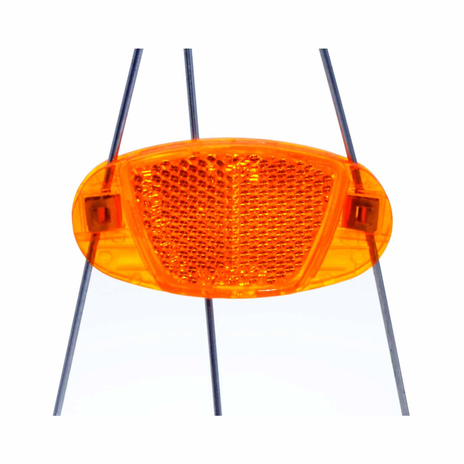Fahrrad-Speichenreflektor orange 2 Stück